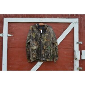 Scent Blocker Plus Frontier Hunting Jacket Coat Men's XL 46-48 Camo *small tear*